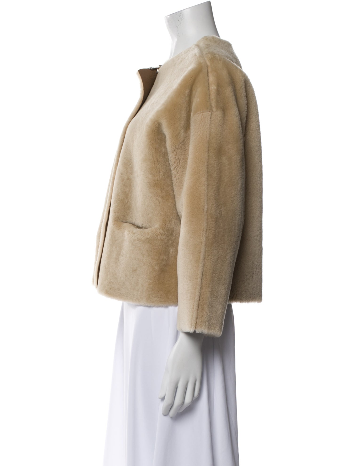 Maje Lamb Fur Fur Jacket