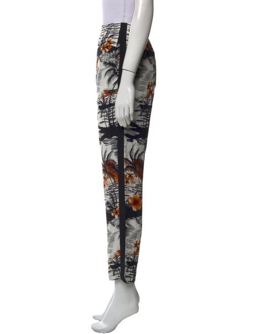 Maje Printed Straight Leg Pants