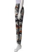 Maje Printed Straight Leg Pants