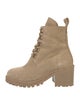 Maje Suede Lace-Up Boots