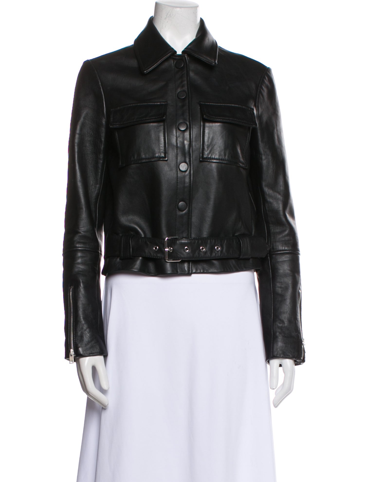 Maje Leather Biker Jacket