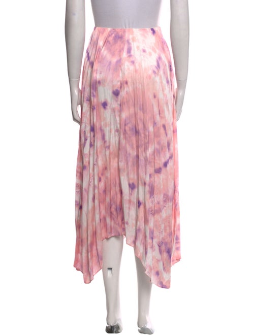 Maje Tie-Dye Print Midi Length Skirt