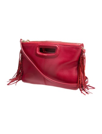 Maje Leather Crossbody Bag