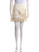 Maje Embroidered Accent Mini Skirt