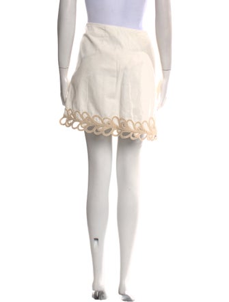 Maje Embroidered Accent Mini Skirt