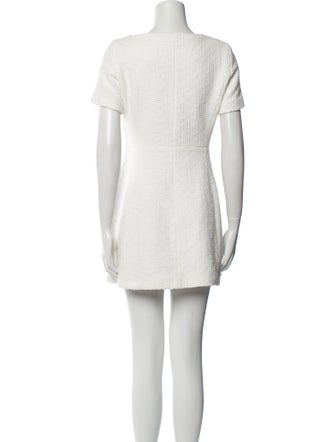 Maje Square Neckline Mini Dress