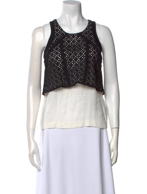 Maje Scoop Neck Sleeveless Top