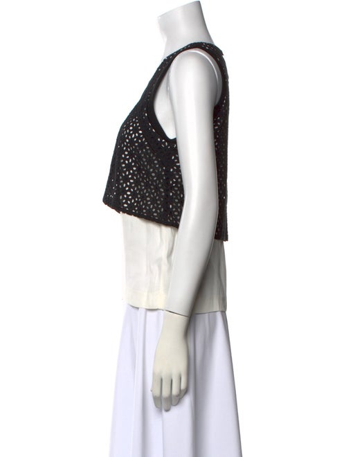 Maje Scoop Neck Sleeveless Top