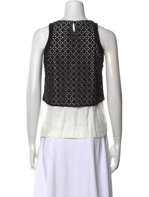 Maje Scoop Neck Sleeveless Top