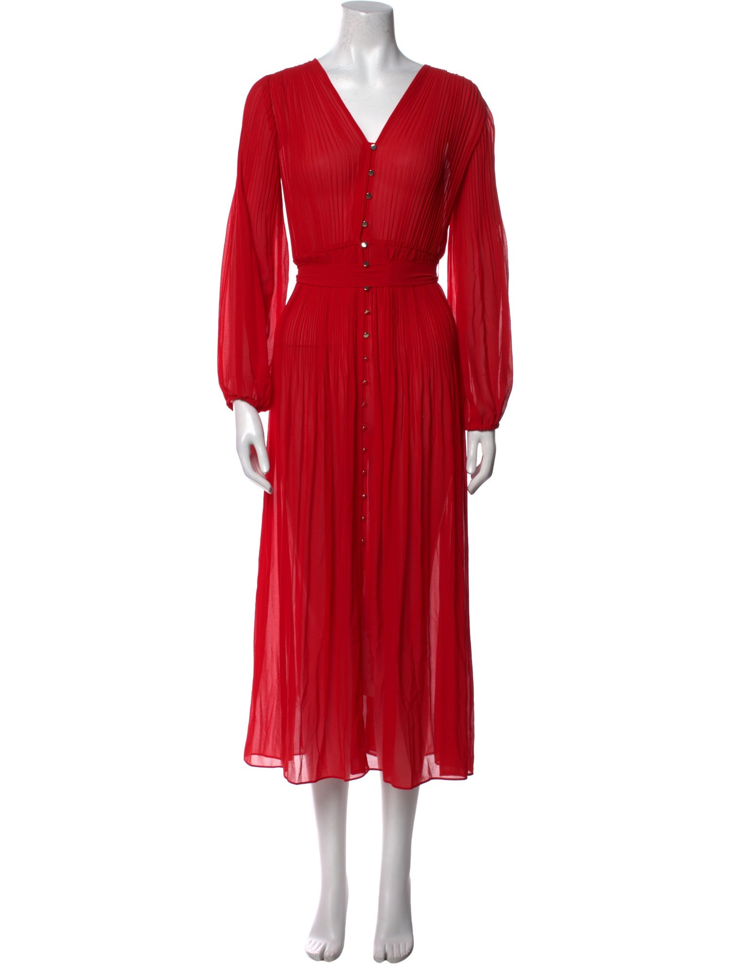 Maje V-Neck Long Dress w/ Tags