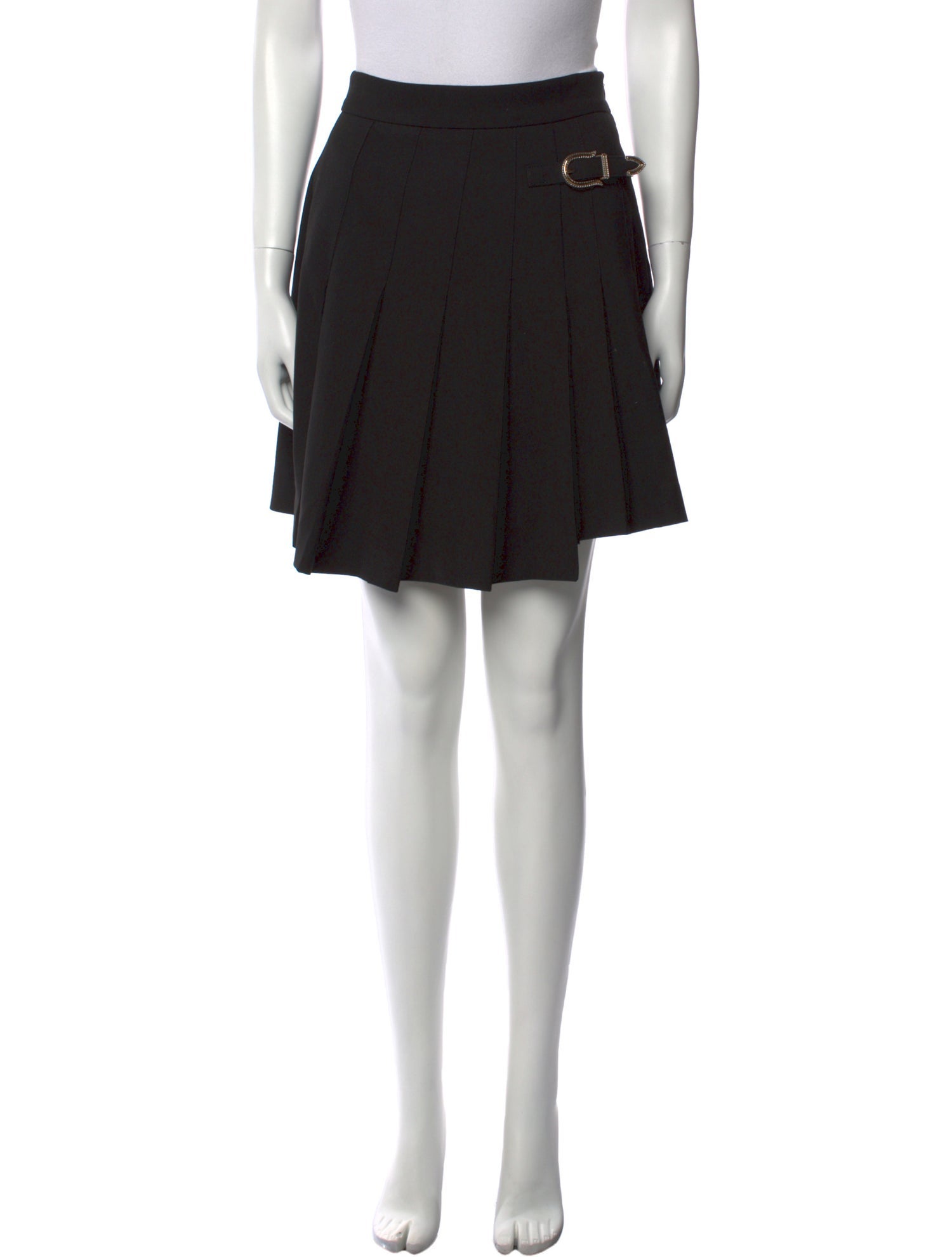 Maje Pleated Accents Mini Skirt