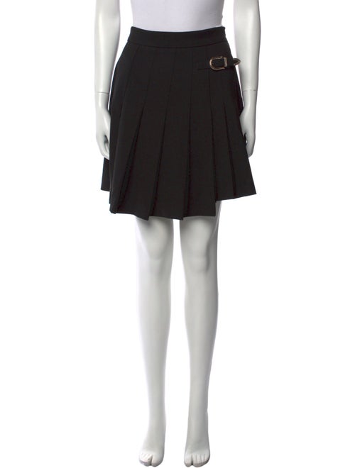 Maje Pleated Accents Mini Skirt