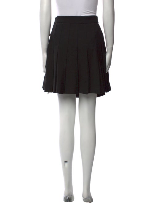 Maje Pleated Accents Mini Skirt