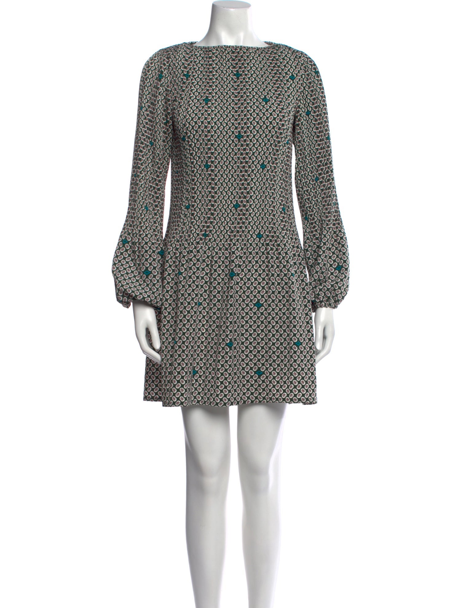 Maje Printed Mini Dress