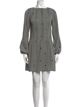Maje Printed Mini Dress