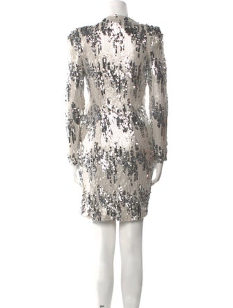 Maje Printed Mini Dress