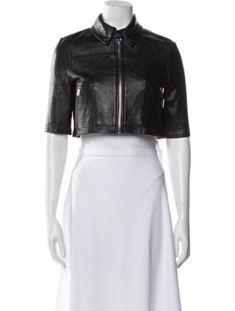Maje Leather Biker Jacket