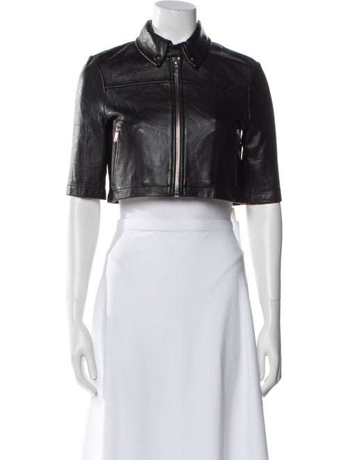 Maje Leather Biker Jacket