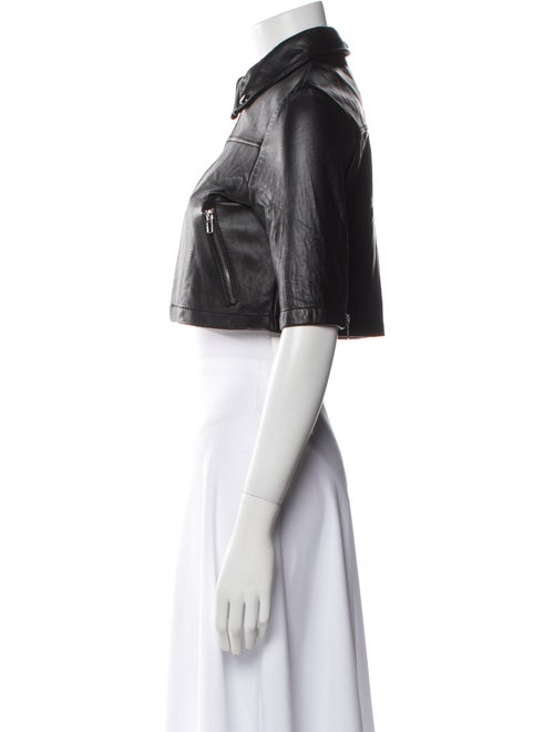 Maje Leather Biker Jacket
