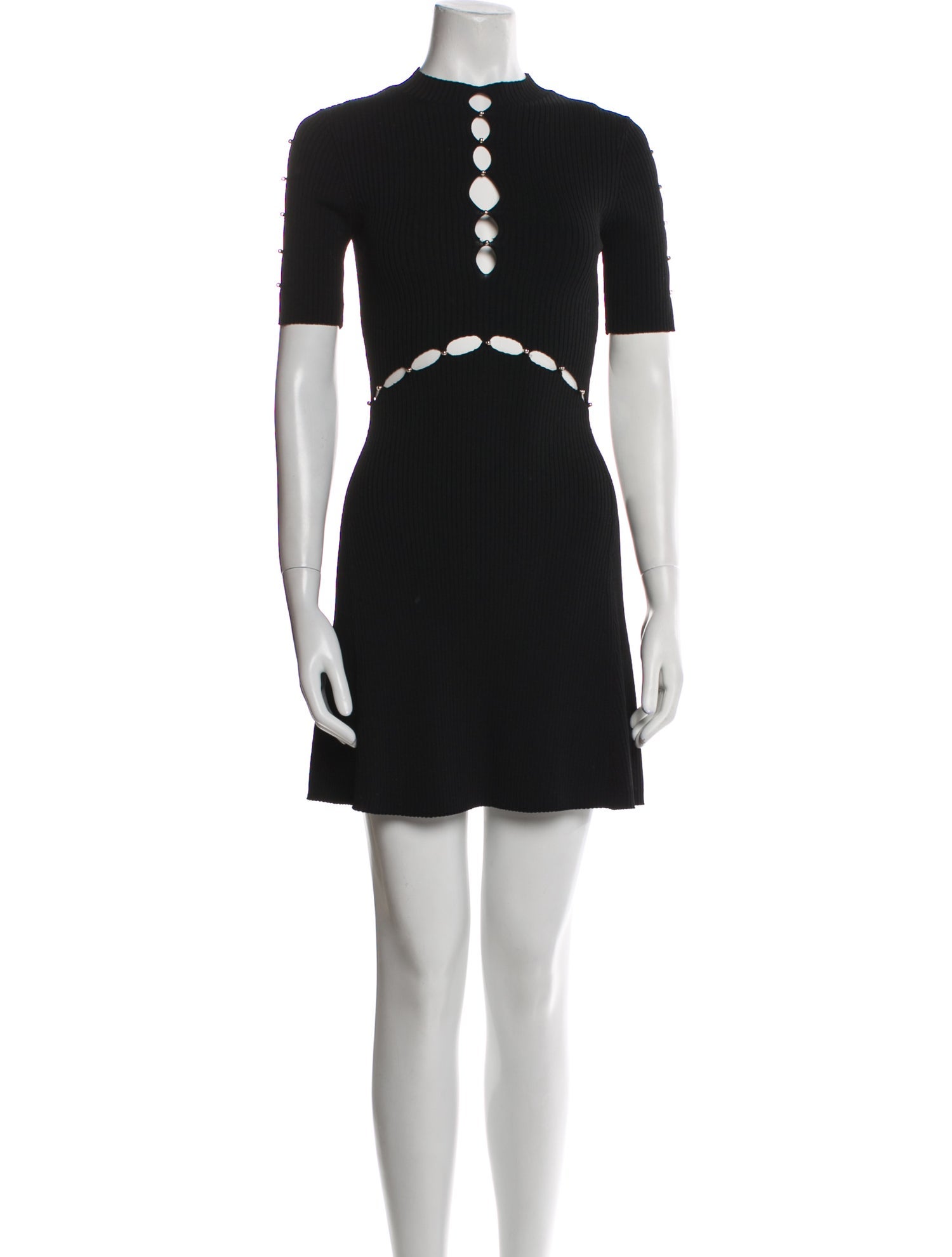 Maje Crew Neck Mini Dress