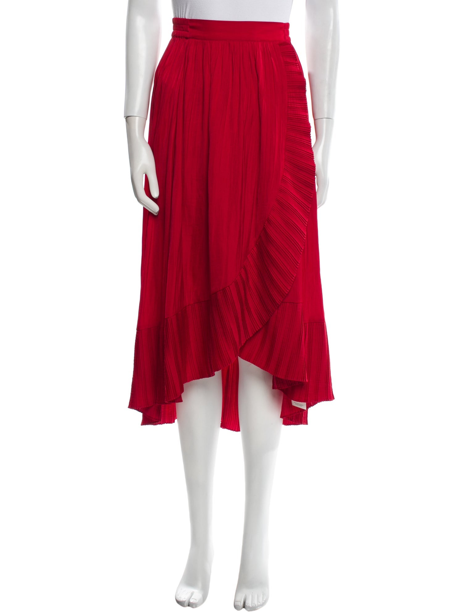 Maje Printed Midi Length Skirt