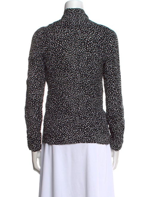 Maje Printed V-Neck Top