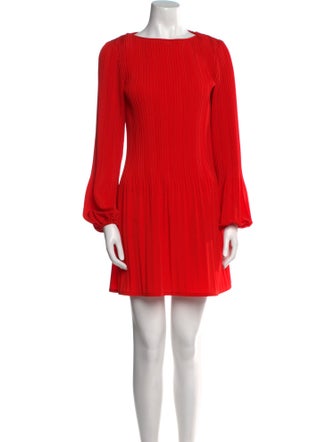 Maje Scoop Neck Mini Dress