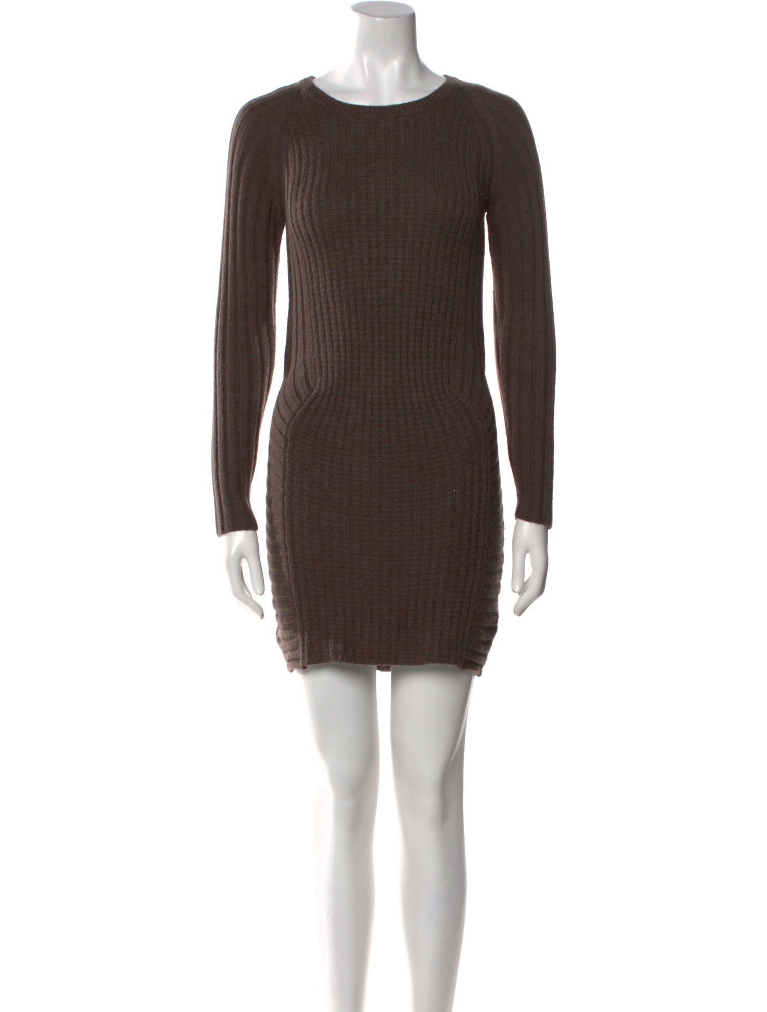 Maje Scoop Neck Mini Dress