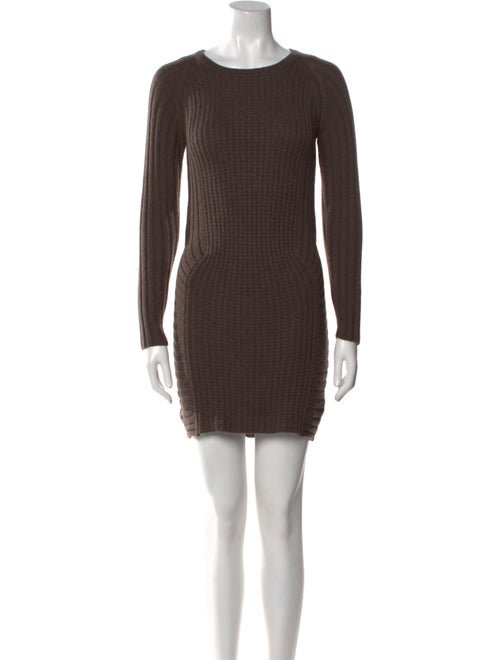 Maje Scoop Neck Mini Dress