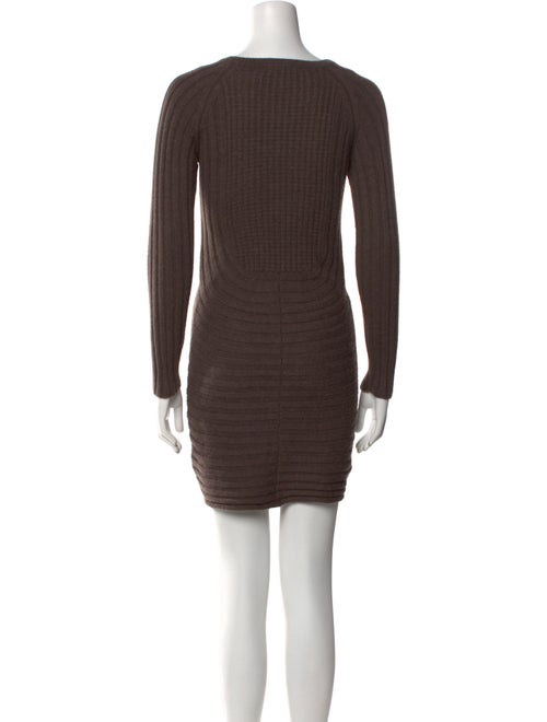 Maje Scoop Neck Mini Dress