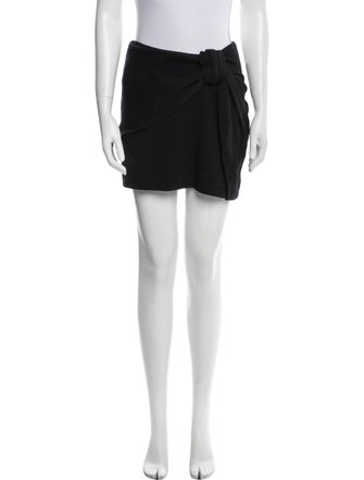 Maje Bow Accents Mini Skirt