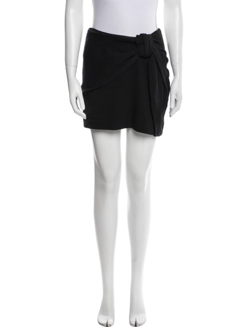 Maje Bow Accents Mini Skirt