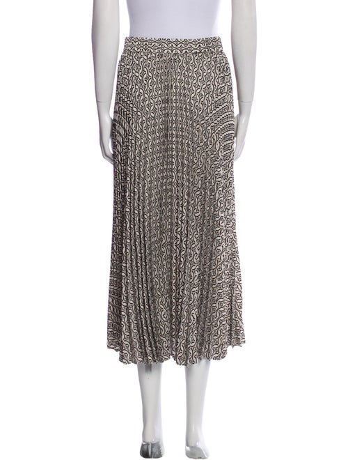 Maje Printed Midi Length Skirt