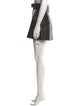 Maje Lamb Leather Mini Skirt
