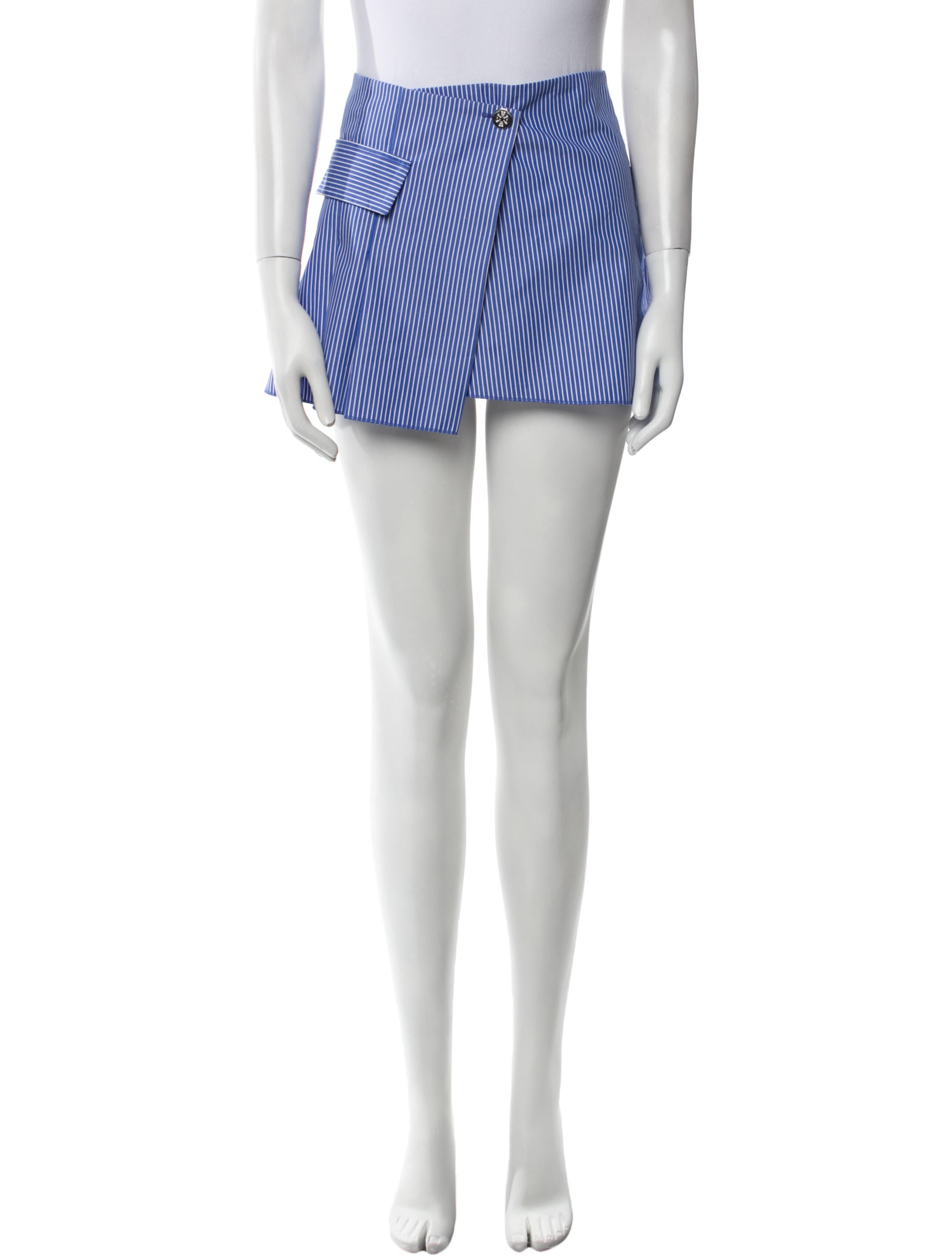 Maje Striped Mini Skirt