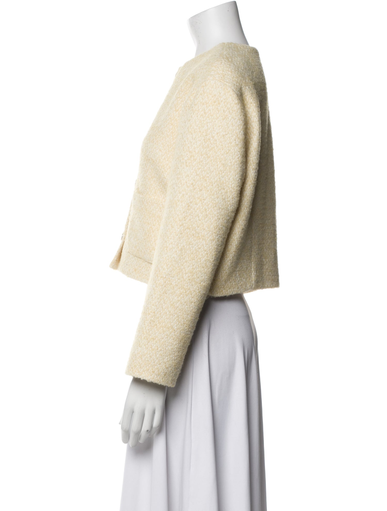 Maje Tweed Pattern Evening Jacket