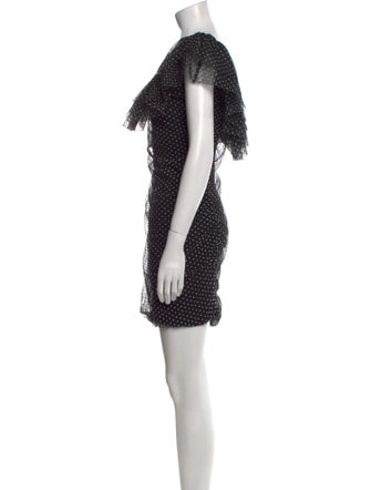 Maje Polka Dot Print Mini Dress