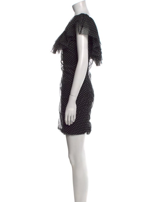 Maje Polka Dot Print Mini Dress