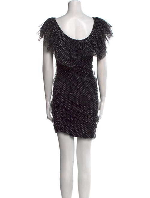 Maje Polka Dot Print Mini Dress