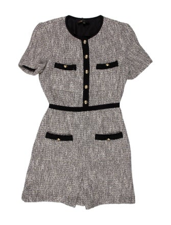 Maje Tweed Pattern Mini Dress