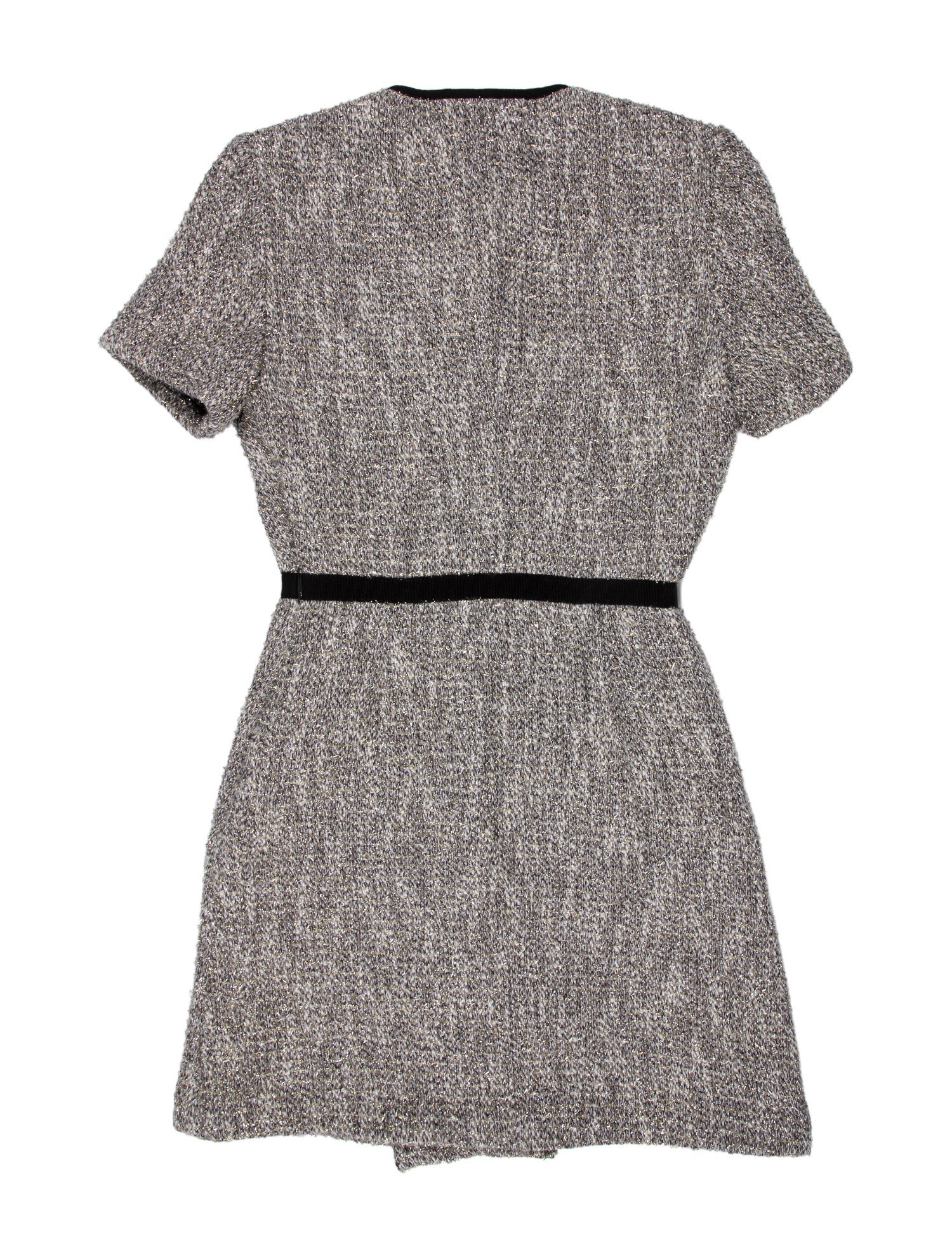 Maje Tweed Pattern Mini Dress