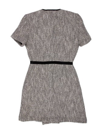 Maje Tweed Pattern Mini Dress