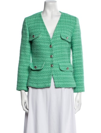 Maje Tweed Pattern Evening Jacket