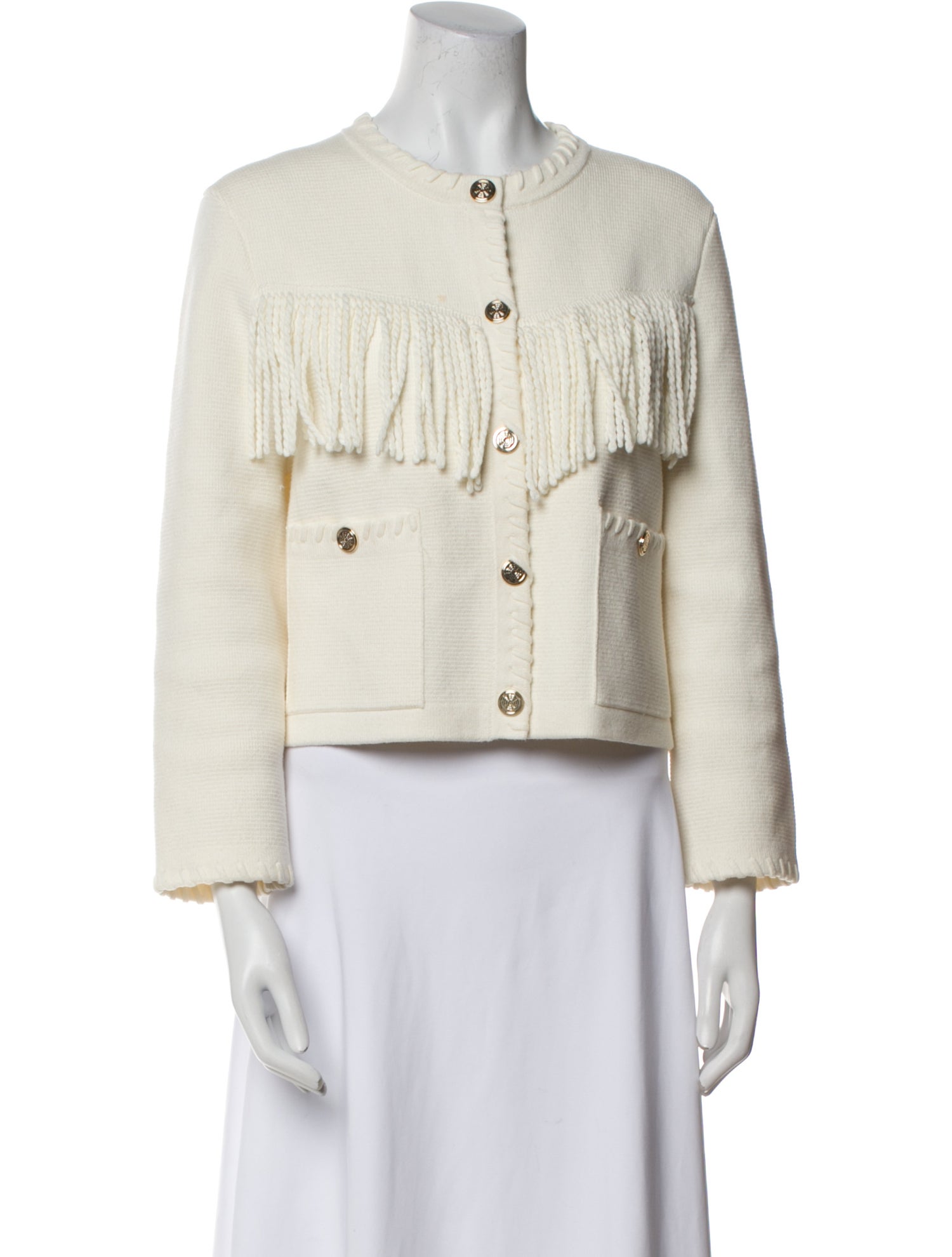 Maje Striped Evening Jacket