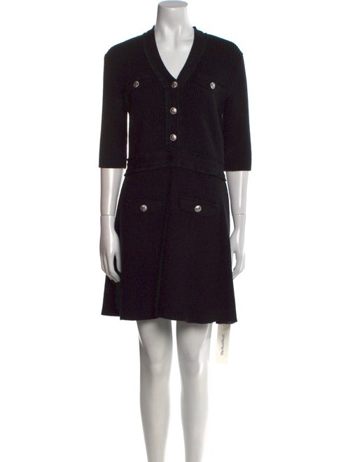 Maje V-Neck Mini Dress