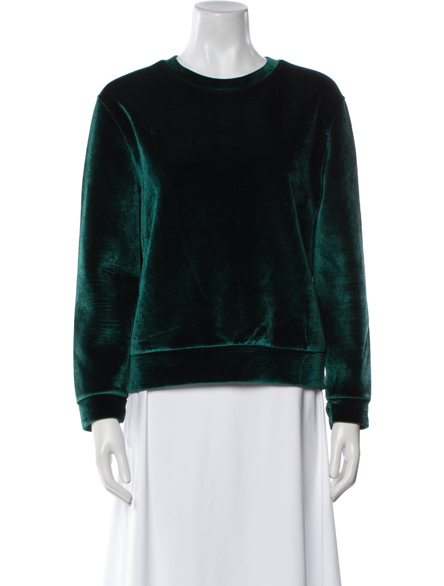 Maje Printed Crew Neck Sweatshirt