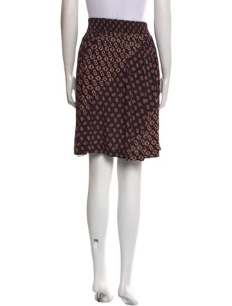 Maje Printed Knee-Length Skirt