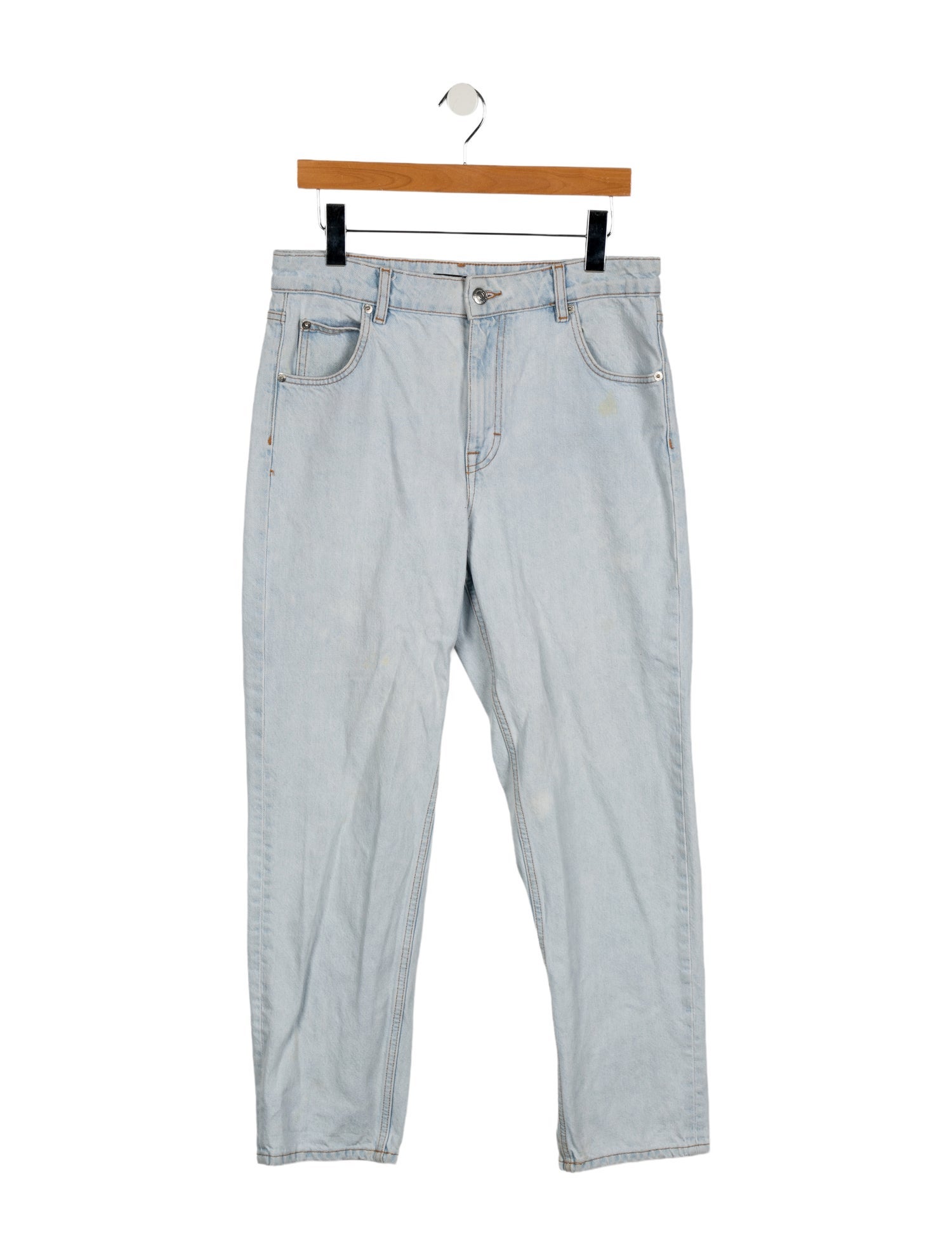 Maje High-Rise Straight Leg Jeans