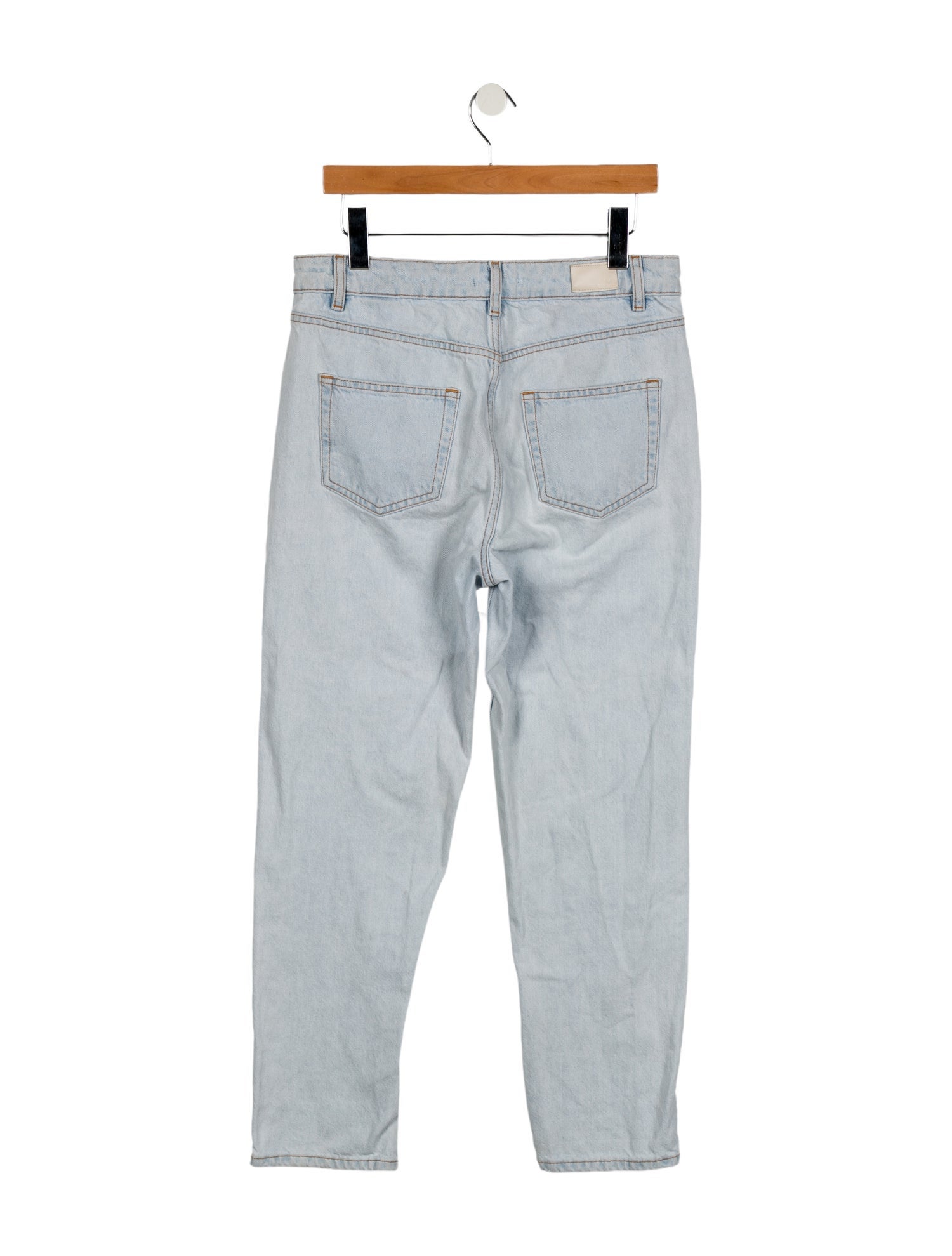 Maje High-Rise Straight Leg Jeans