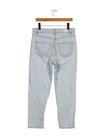 Maje High-Rise Straight Leg Jeans